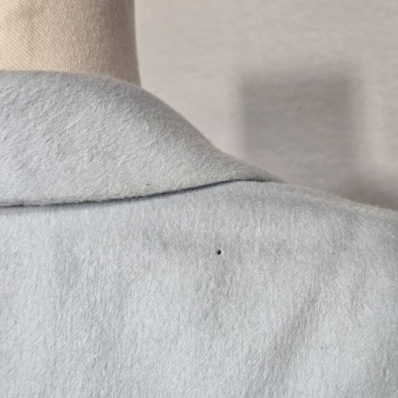 Vintage Escada Blazer Womens 38 Light Blue Angora Wool Shawl Collar Germany - Picture 9 of 16
